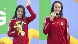 19. Akdeniz Oyunları’nda milli yüzücüler Deniz Ertan ve Victoria Zeynep Güneş altın madalya kazandı