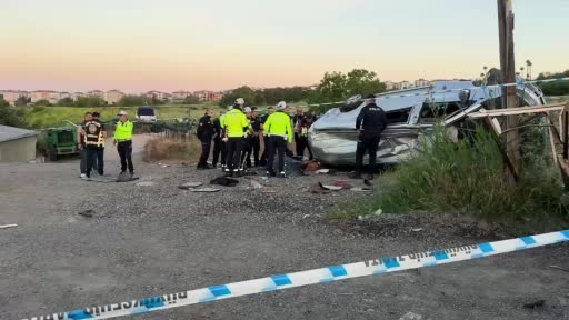 Tekirdağ’da midibüs ile panelvan çarpıştı: 1 ölü, 8 yaralı
